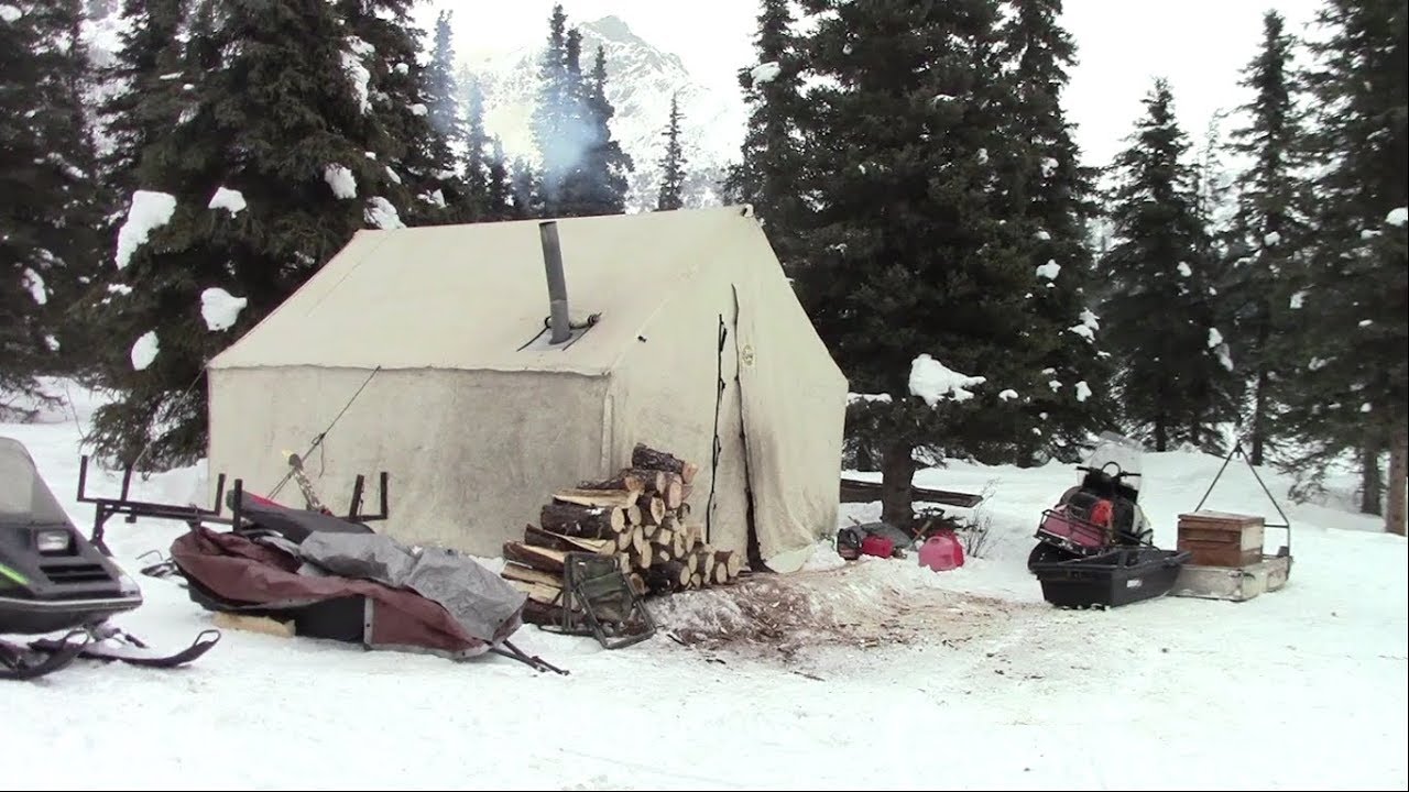 cắm trại mùa đông